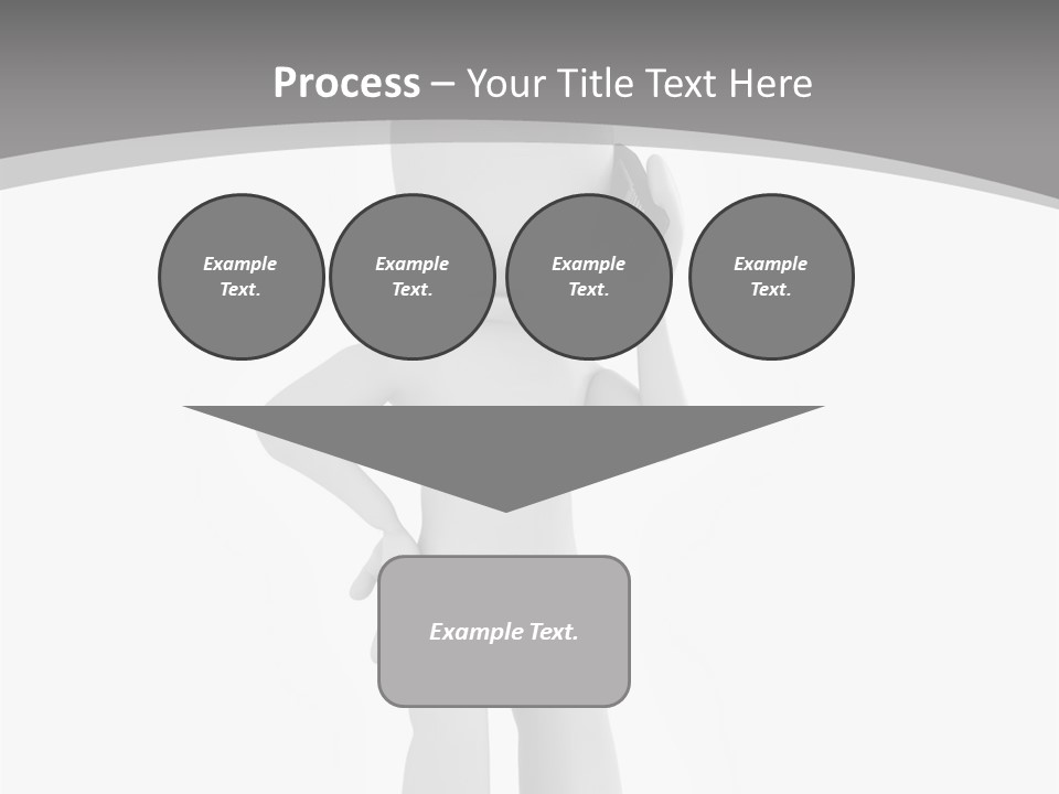 Telephone Office Worker PowerPoint Template