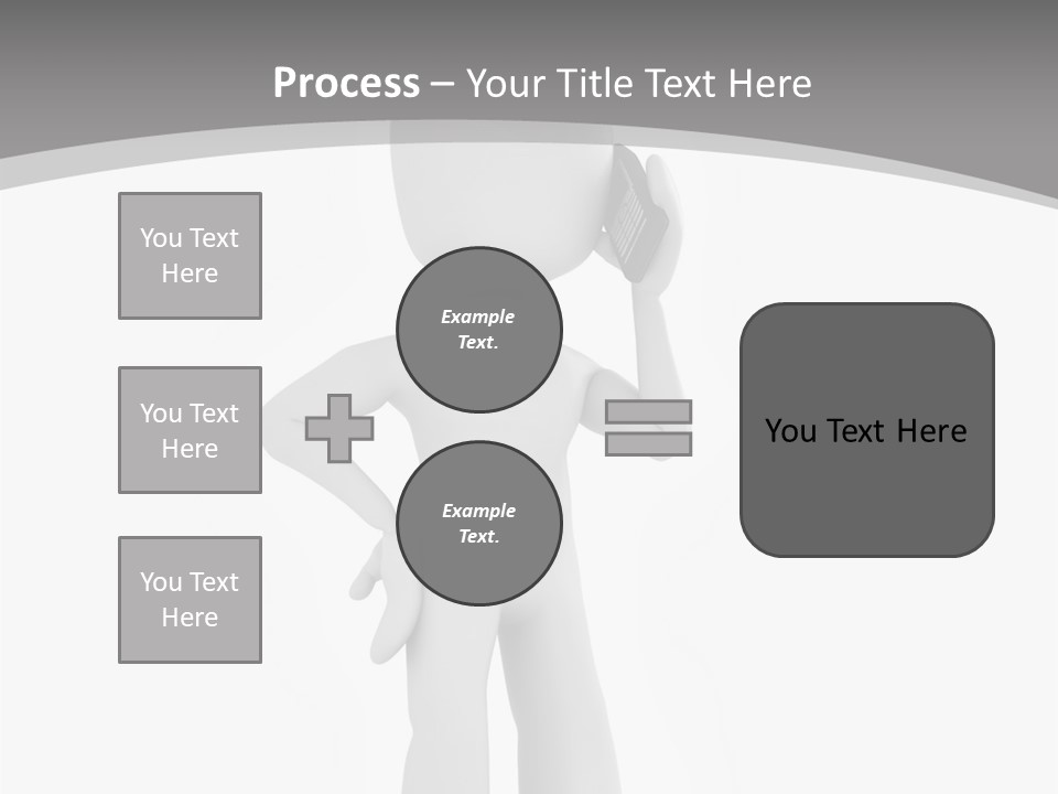 Telephone Office Worker PowerPoint Template
