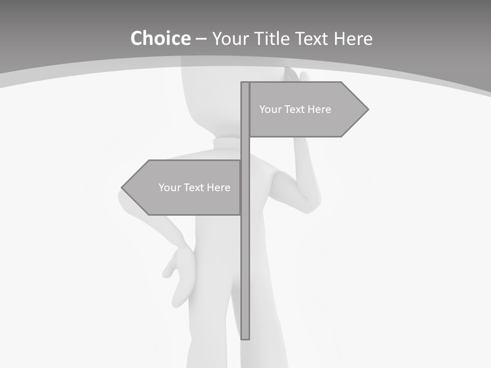 Telephone Office Worker PowerPoint Template