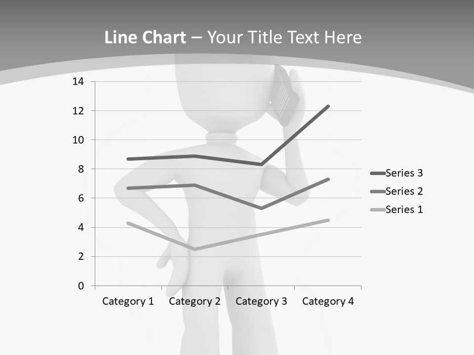 Telephone Office Worker PowerPoint Template