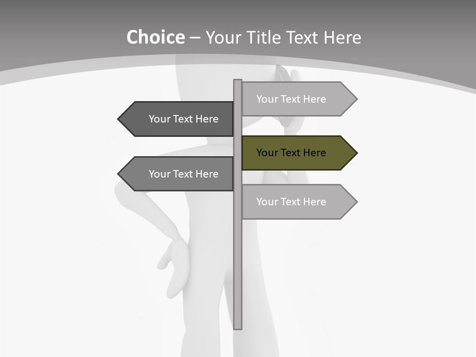 Telephone Office Worker PowerPoint Template
