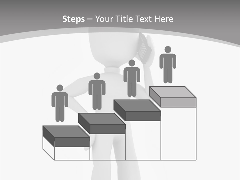 Telephone Office Worker PowerPoint Template