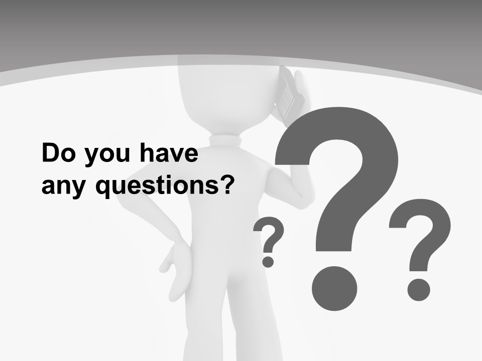 Telephone Office Worker PowerPoint Template