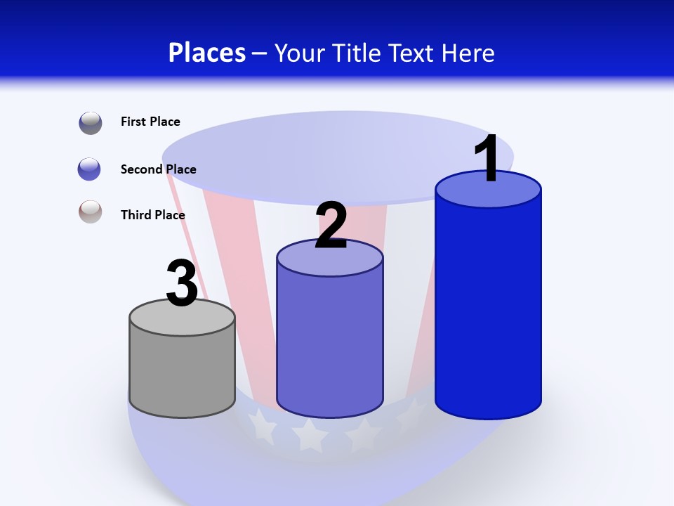 Illustration July Political PowerPoint Template