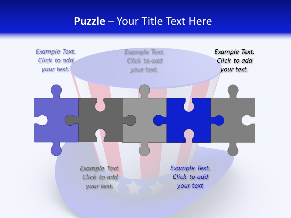 Illustration July Political PowerPoint Template