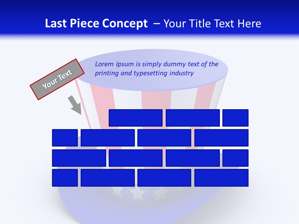Illustration July Political PowerPoint Template