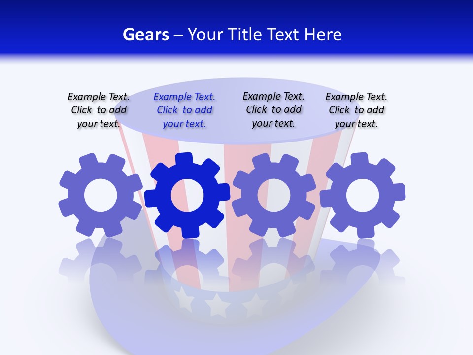 Illustration July Political PowerPoint Template