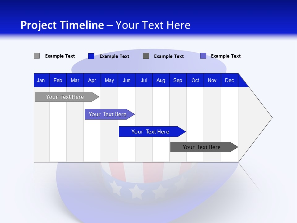 Illustration July Political PowerPoint Template