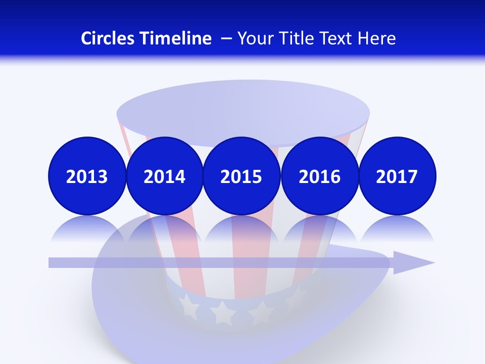 Illustration July Political PowerPoint Template