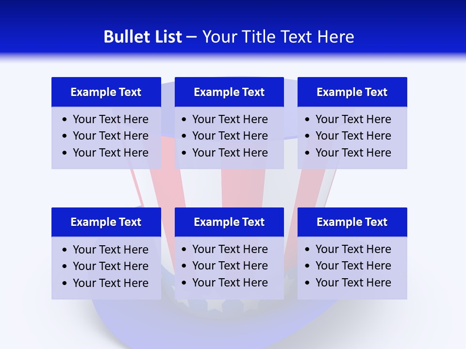 Illustration July Political PowerPoint Template