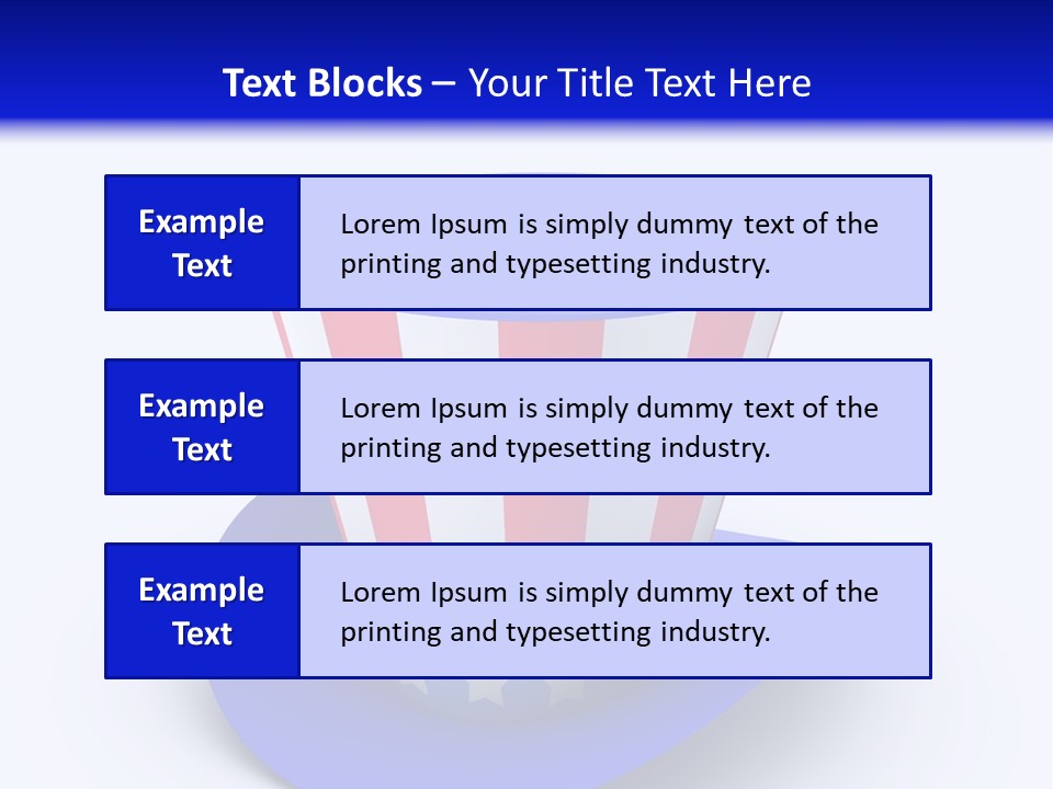 Illustration July Political PowerPoint Template