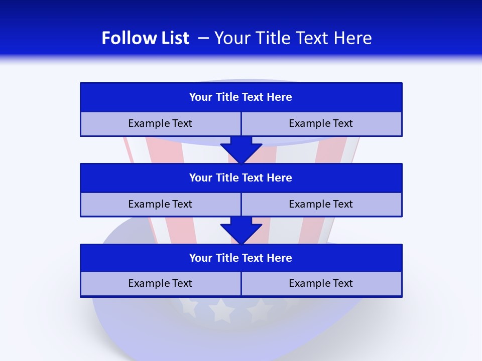 Illustration July Political PowerPoint Template