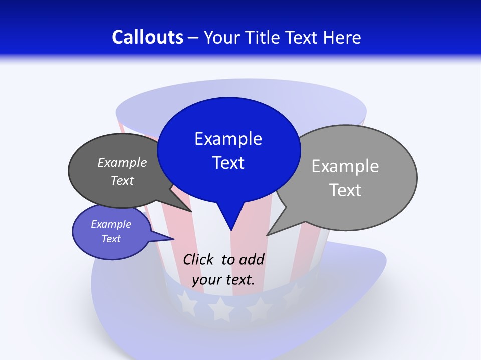 Illustration July Political PowerPoint Template