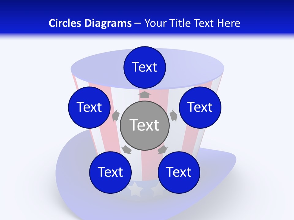 Illustration July Political PowerPoint Template