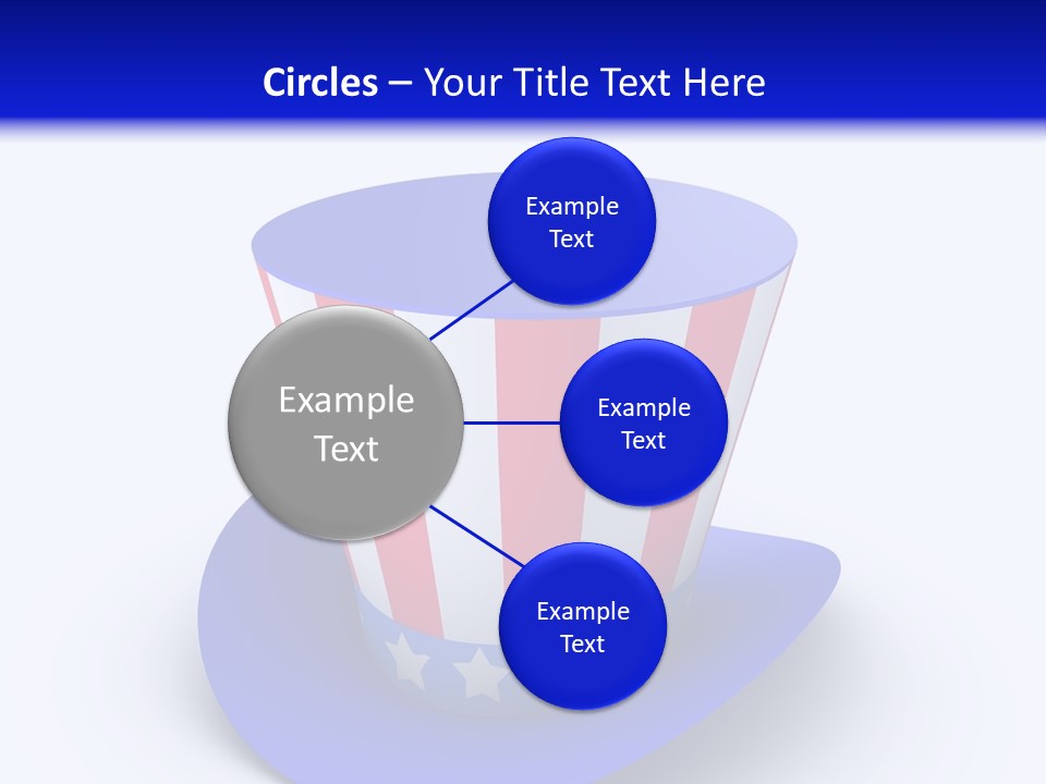 Illustration July Political PowerPoint Template