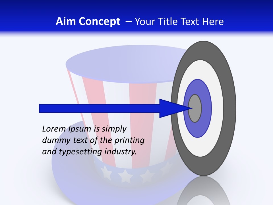 Illustration July Political PowerPoint Template