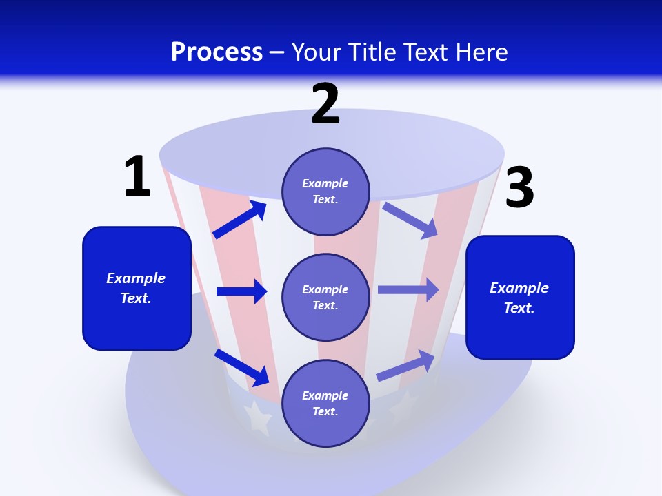Illustration July Political PowerPoint Template