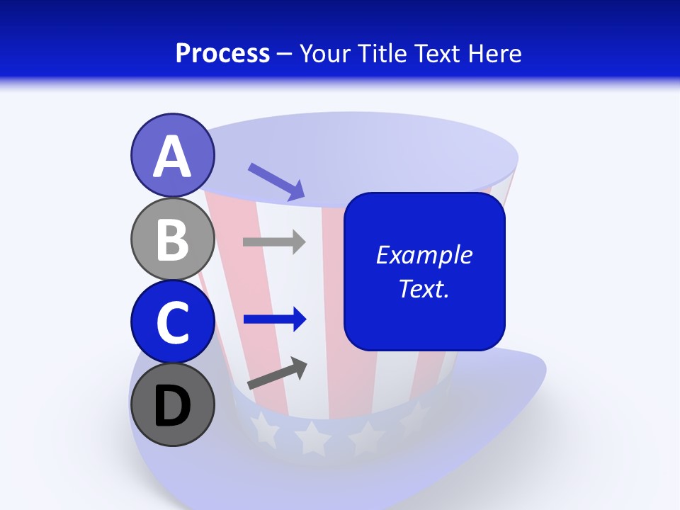 Illustration July Political PowerPoint Template