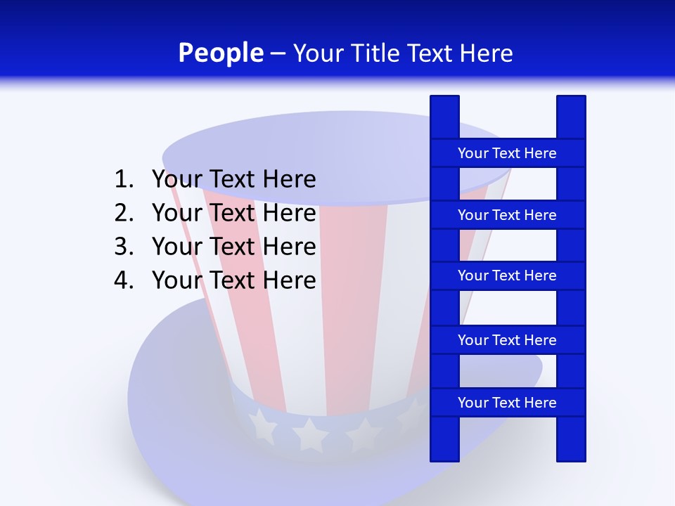 Illustration July Political PowerPoint Template