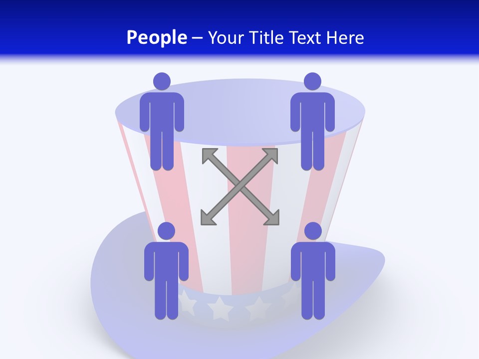 Illustration July Political PowerPoint Template