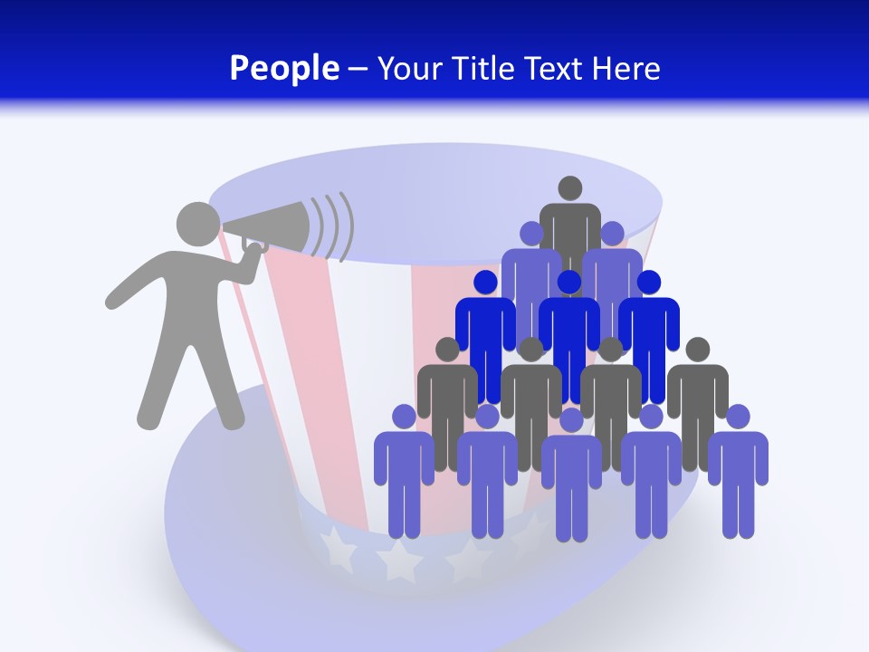 Illustration July Political PowerPoint Template