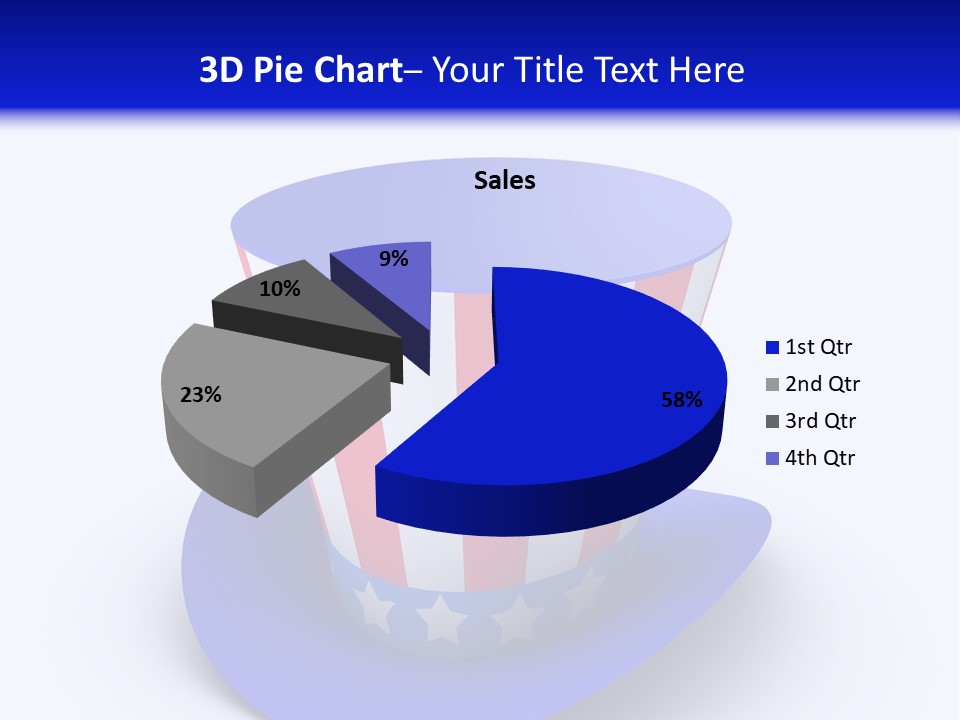 Illustration July Political PowerPoint Template