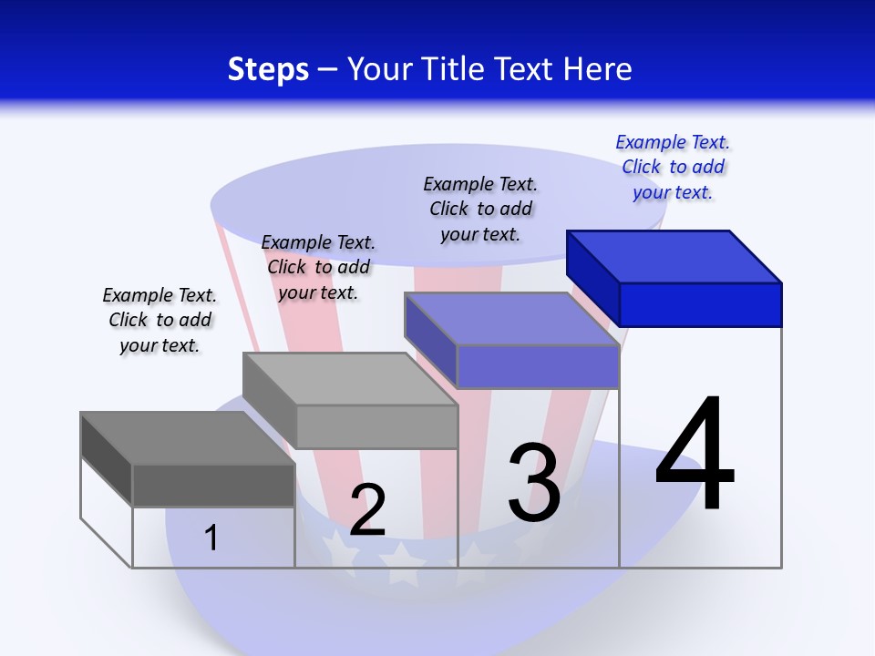 Illustration July Political PowerPoint Template