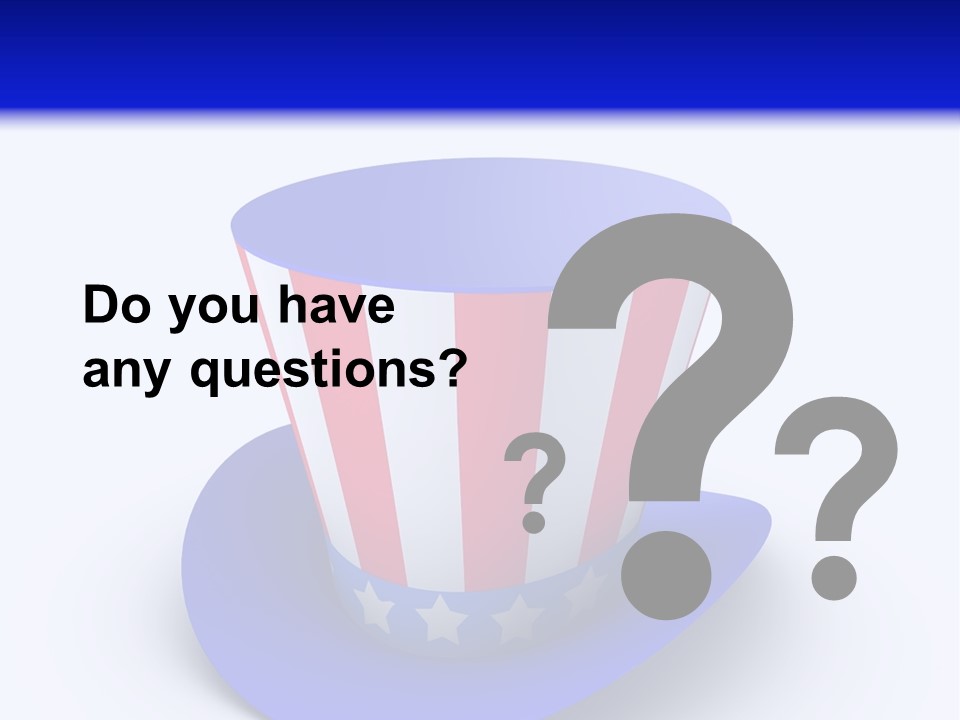 Illustration July Political PowerPoint Template