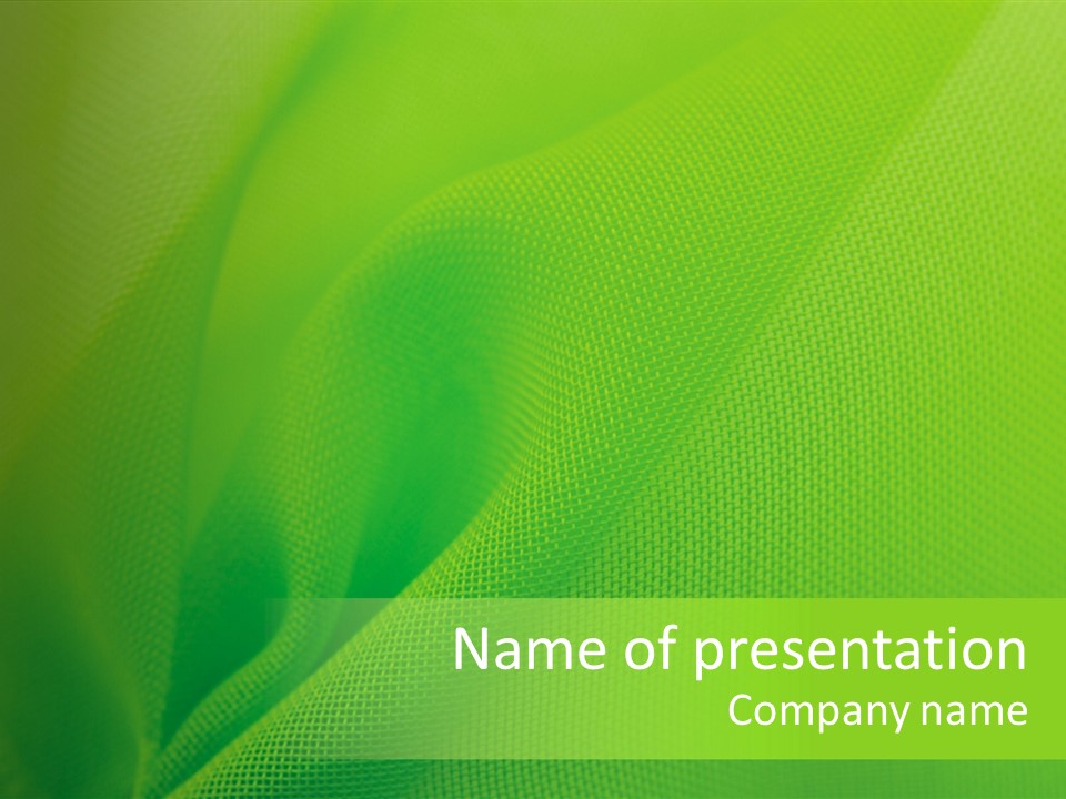 Spate Drapery Silky PowerPoint Template