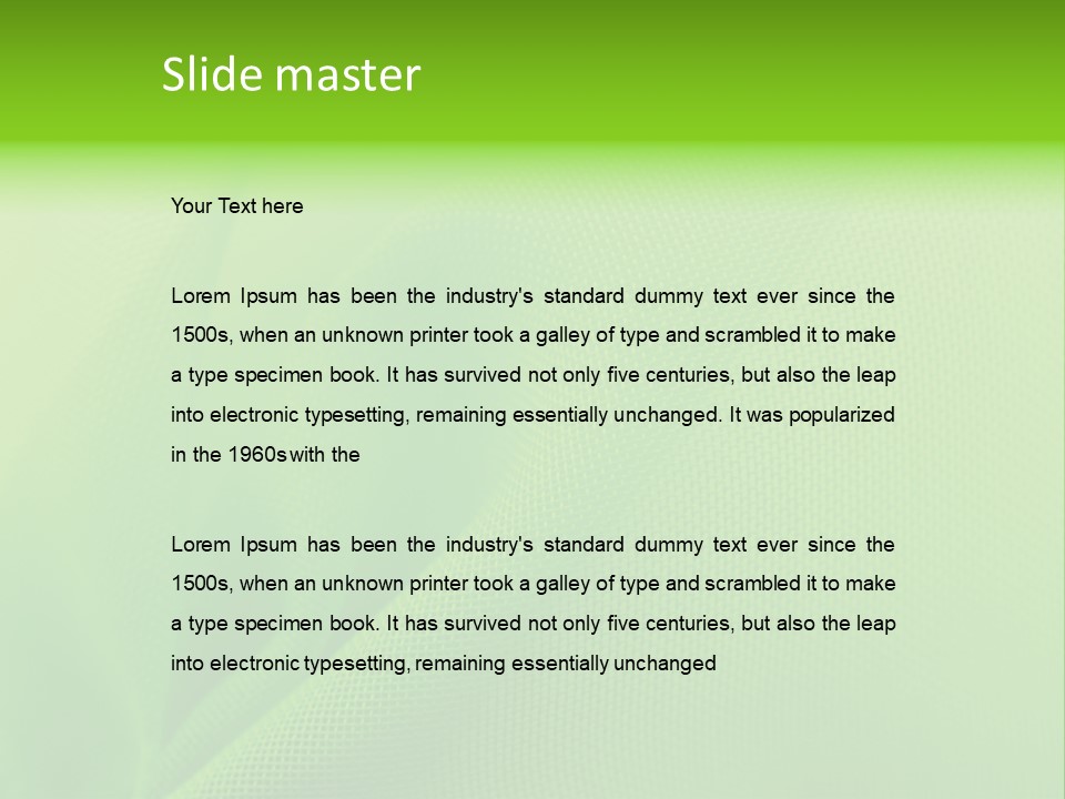Spate Drapery Silky PowerPoint Template