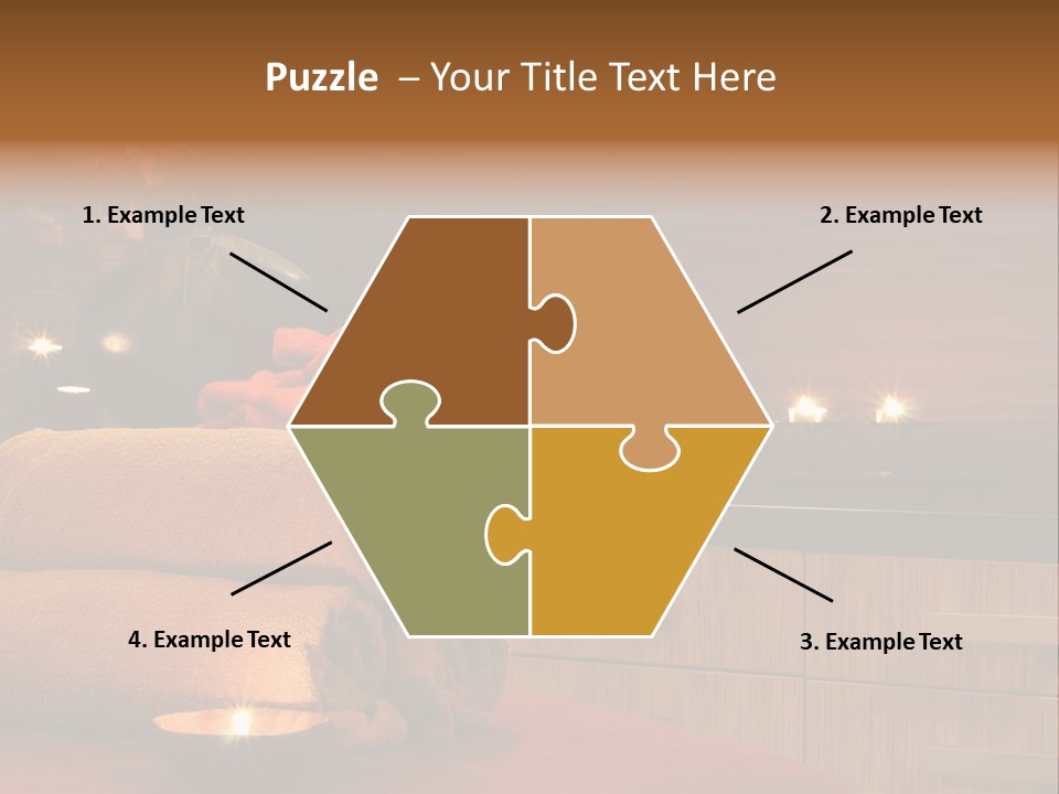 Flowers Wellness Color PowerPoint Template