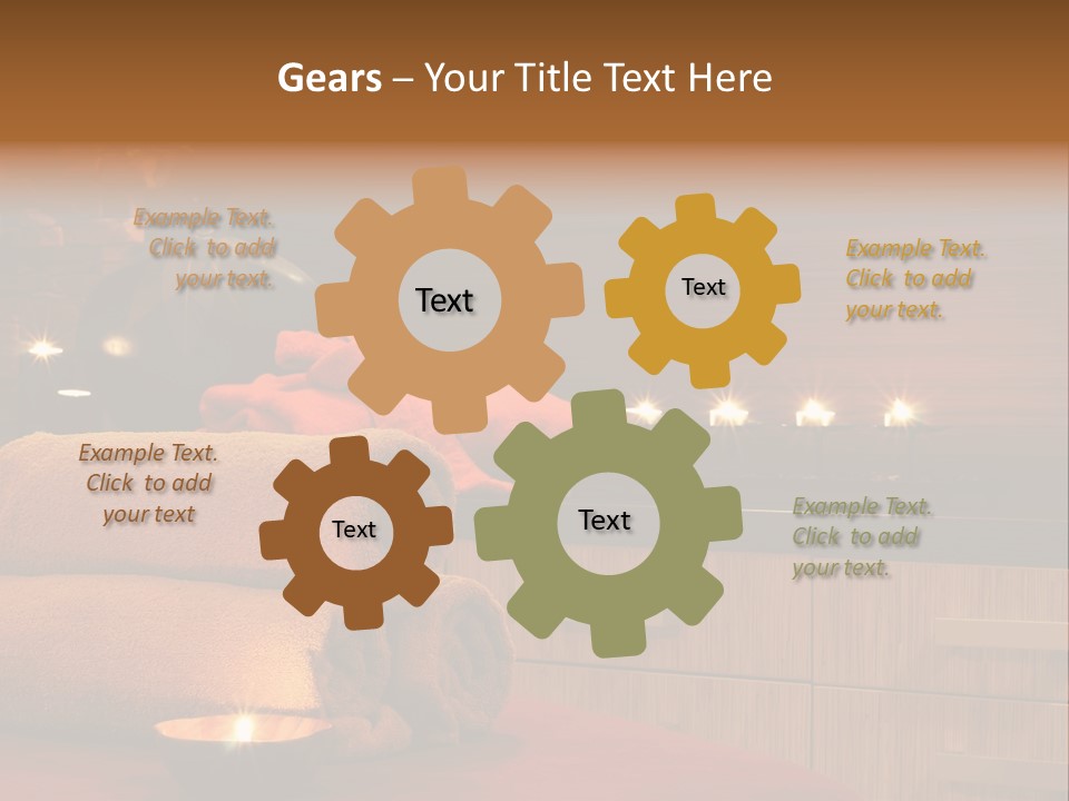 Flowers Wellness Color PowerPoint Template