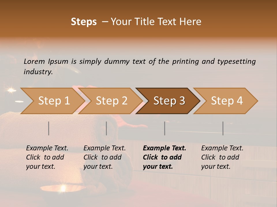 Flowers Wellness Color PowerPoint Template