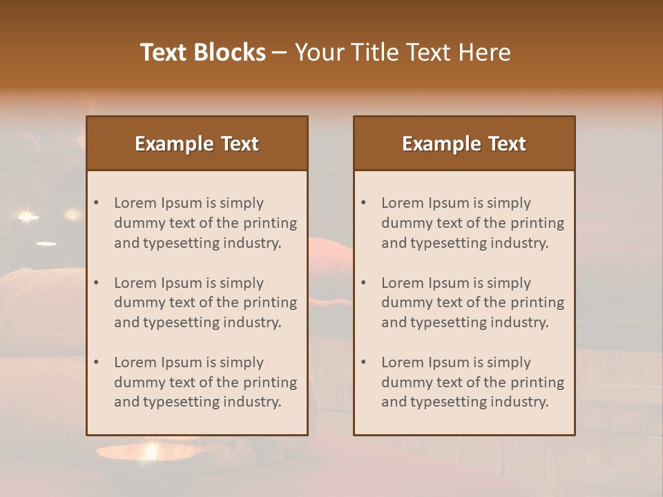 Flowers Wellness Color PowerPoint Template