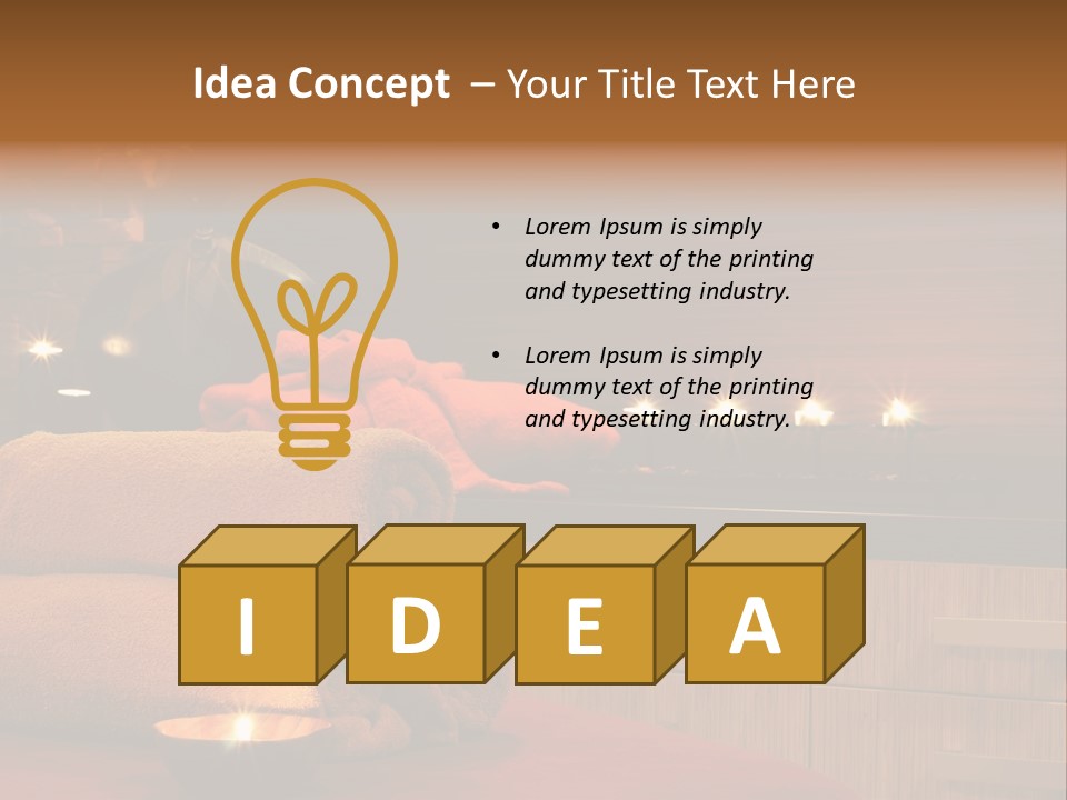 Flowers Wellness Color PowerPoint Template