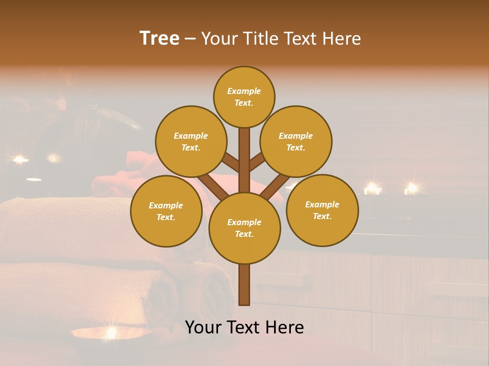 Flowers Wellness Color PowerPoint Template