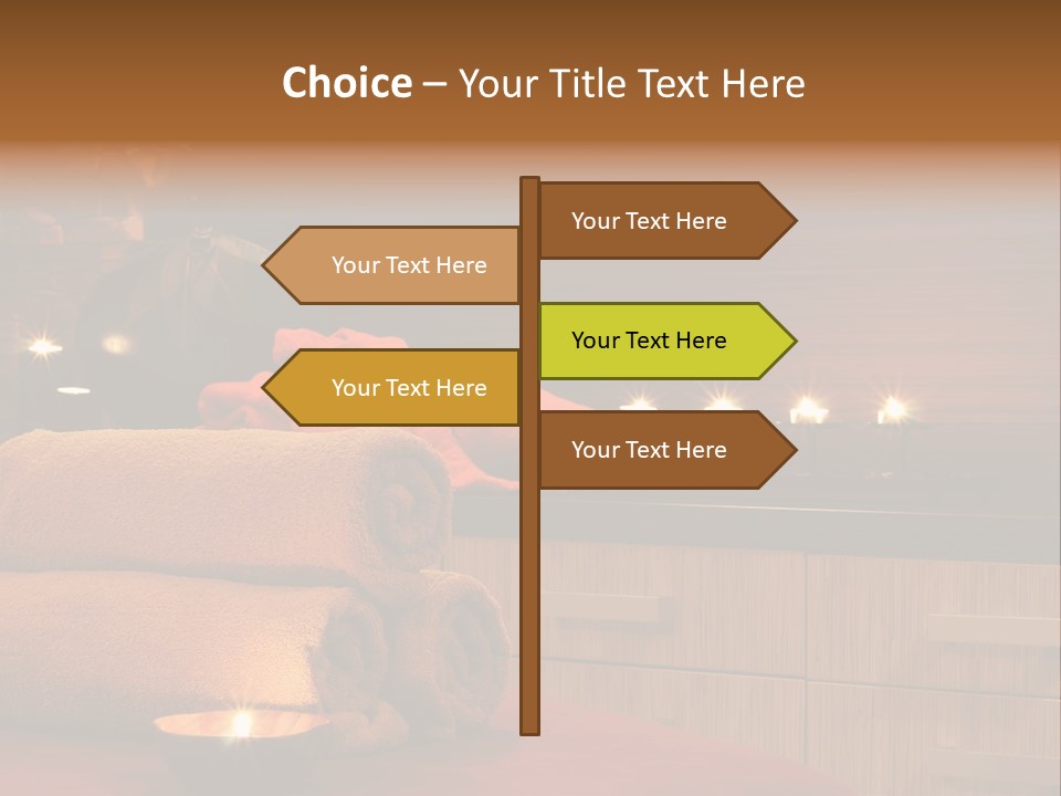 Flowers Wellness Color PowerPoint Template