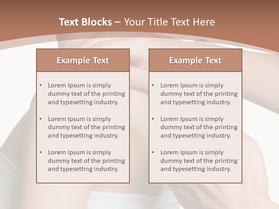 Protection Injecting Bone PowerPoint Template