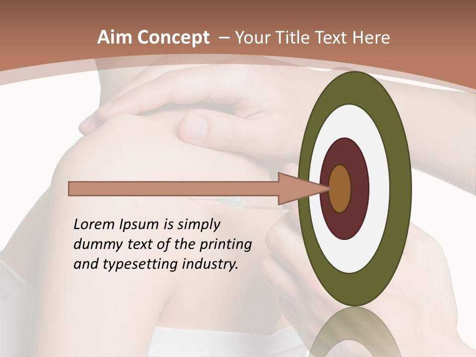 Protection Injecting Bone PowerPoint Template