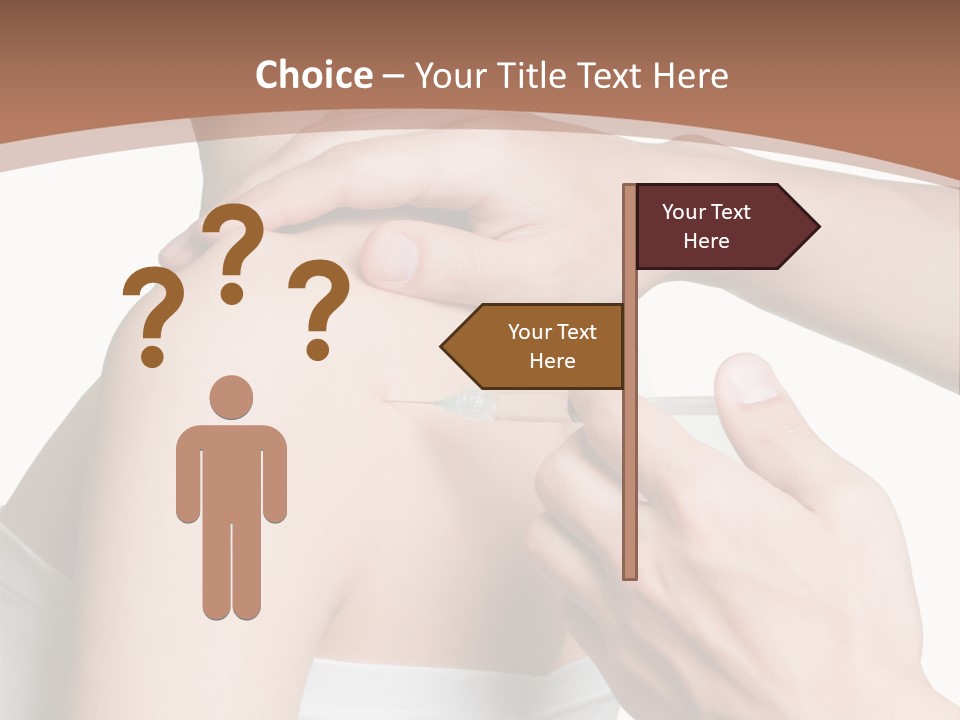 Protection Injecting Bone PowerPoint Template