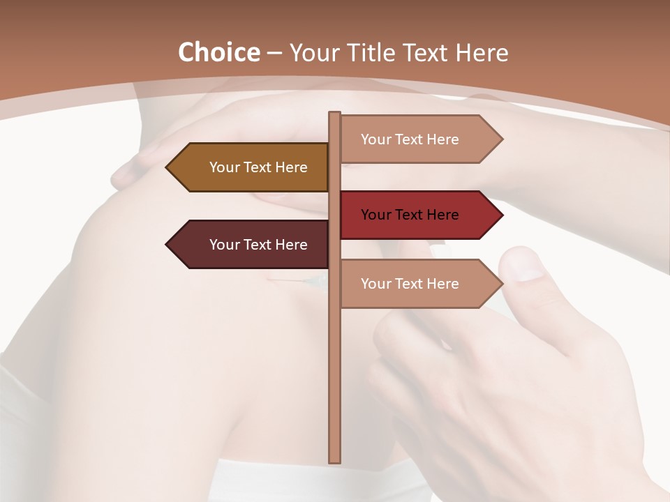 Protection Injecting Bone PowerPoint Template