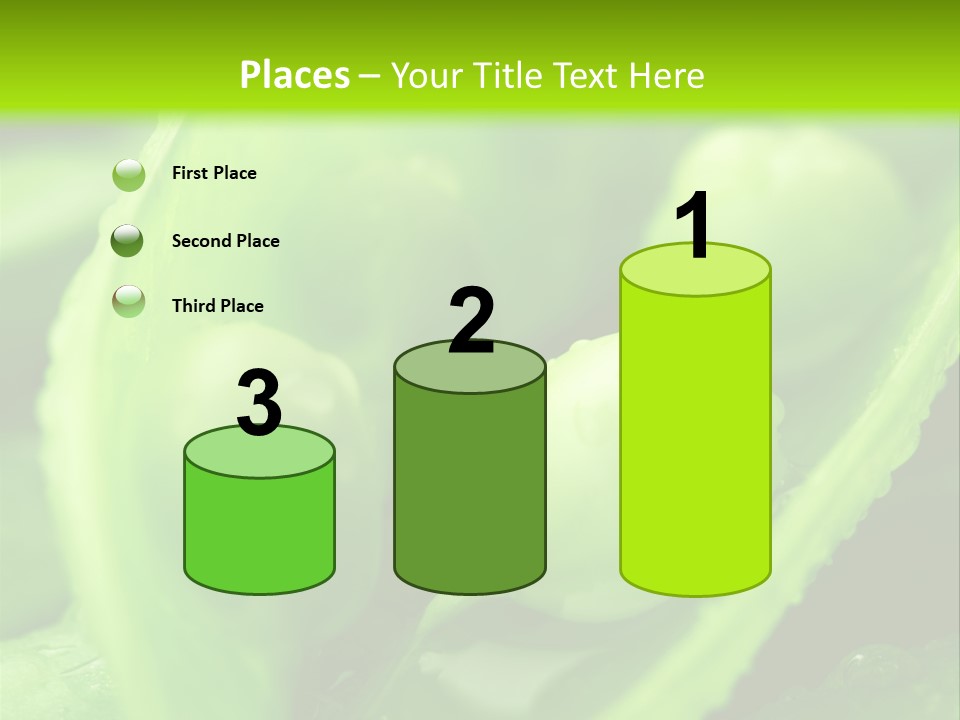 Healthy Pea Ripe PowerPoint Template