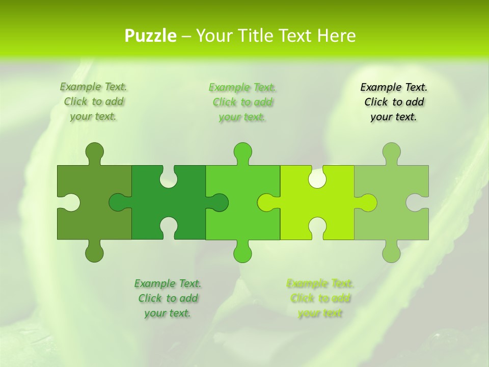 Healthy Pea Ripe PowerPoint Template