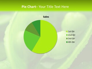 Healthy Pea Ripe PowerPoint Template