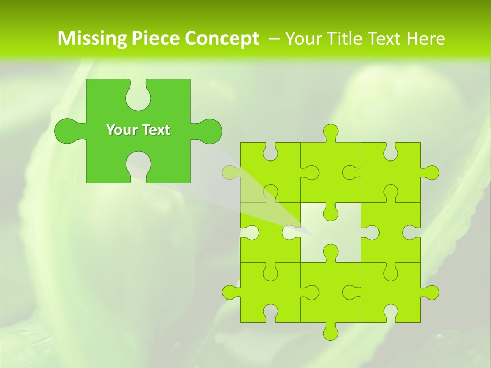 Healthy Pea Ripe PowerPoint Template