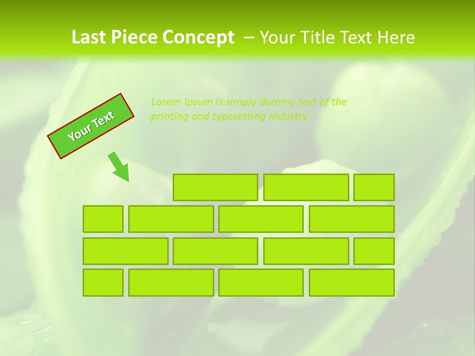 Healthy Pea Ripe PowerPoint Template