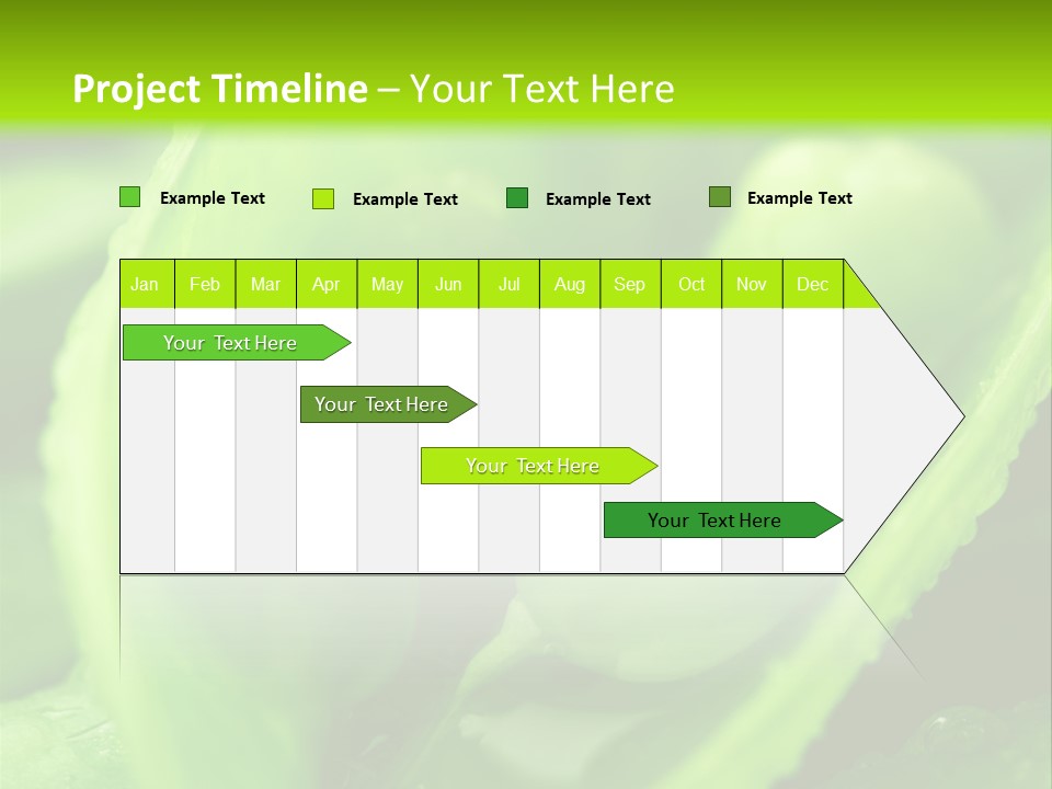 Healthy Pea Ripe PowerPoint Template