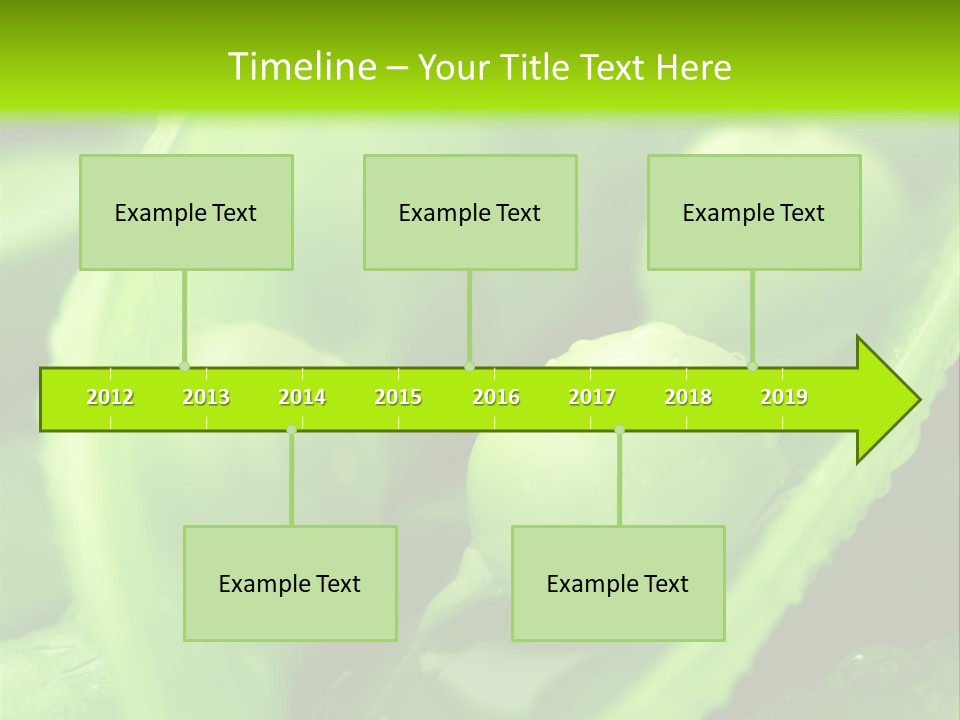 Healthy Pea Ripe PowerPoint Template