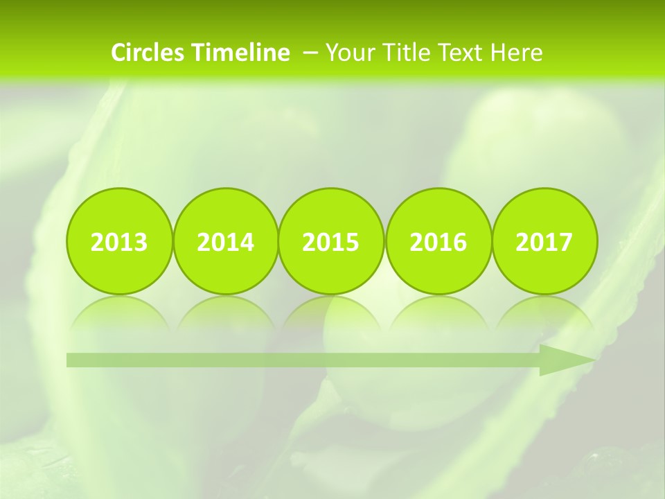 Healthy Pea Ripe PowerPoint Template