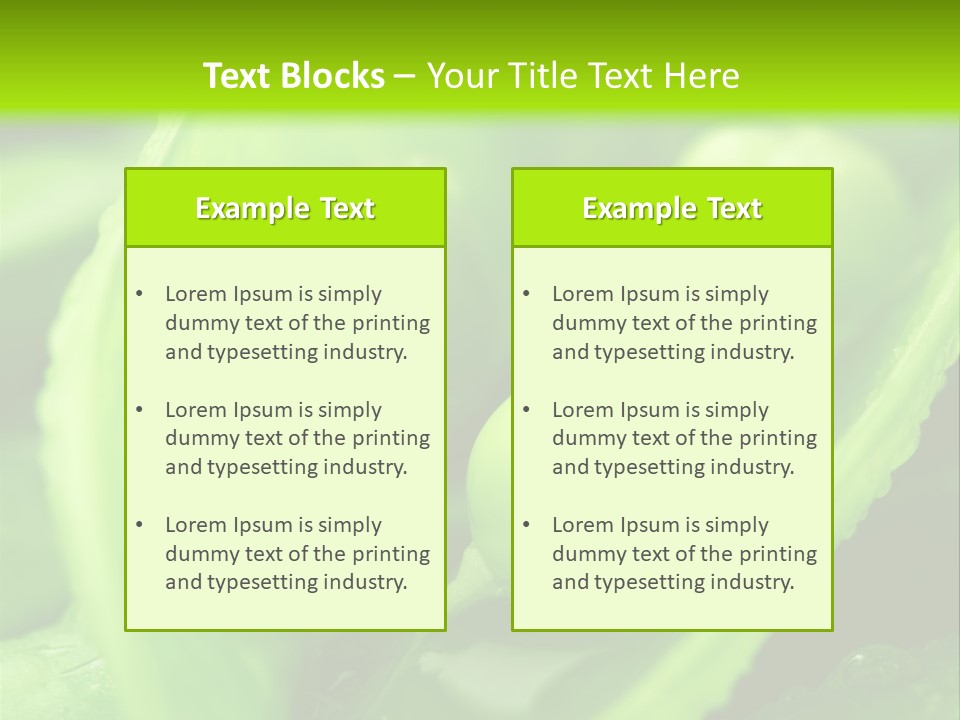 Healthy Pea Ripe PowerPoint Template